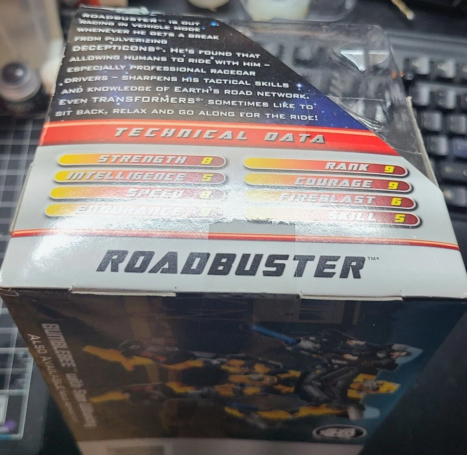 TRANSFORMERS DARK OF THE MOON MECHTECH HUMAN ALLIANCE ROADBUSTER SERGEANT RECON - Image 3 of 4