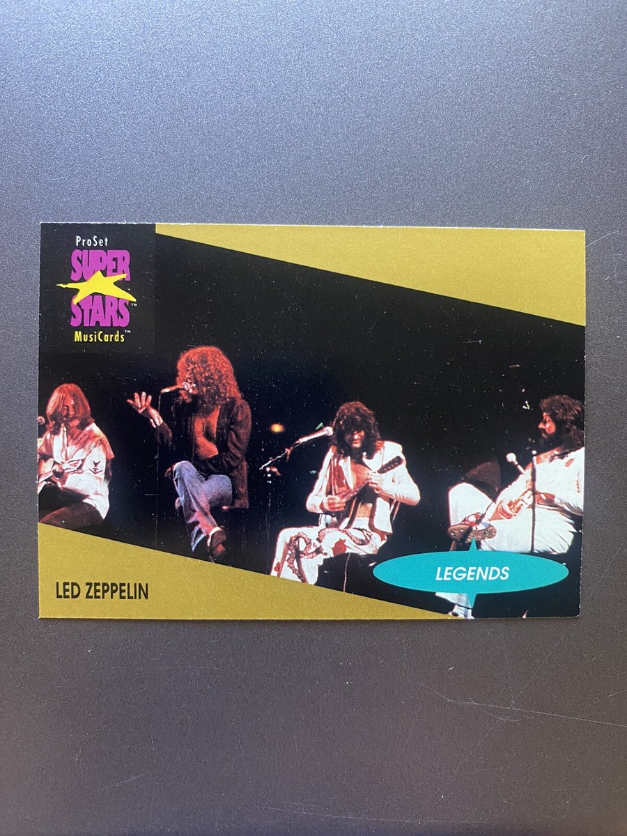 Led Zeppelin 22 Pro Set SuperStars MusiCards 1991 Rock Express