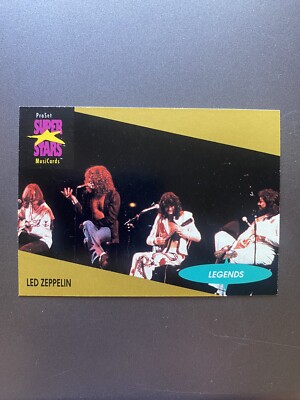 Led Zeppelin 22 Pro Set SuperStars MusiCards 1991 Rock Express