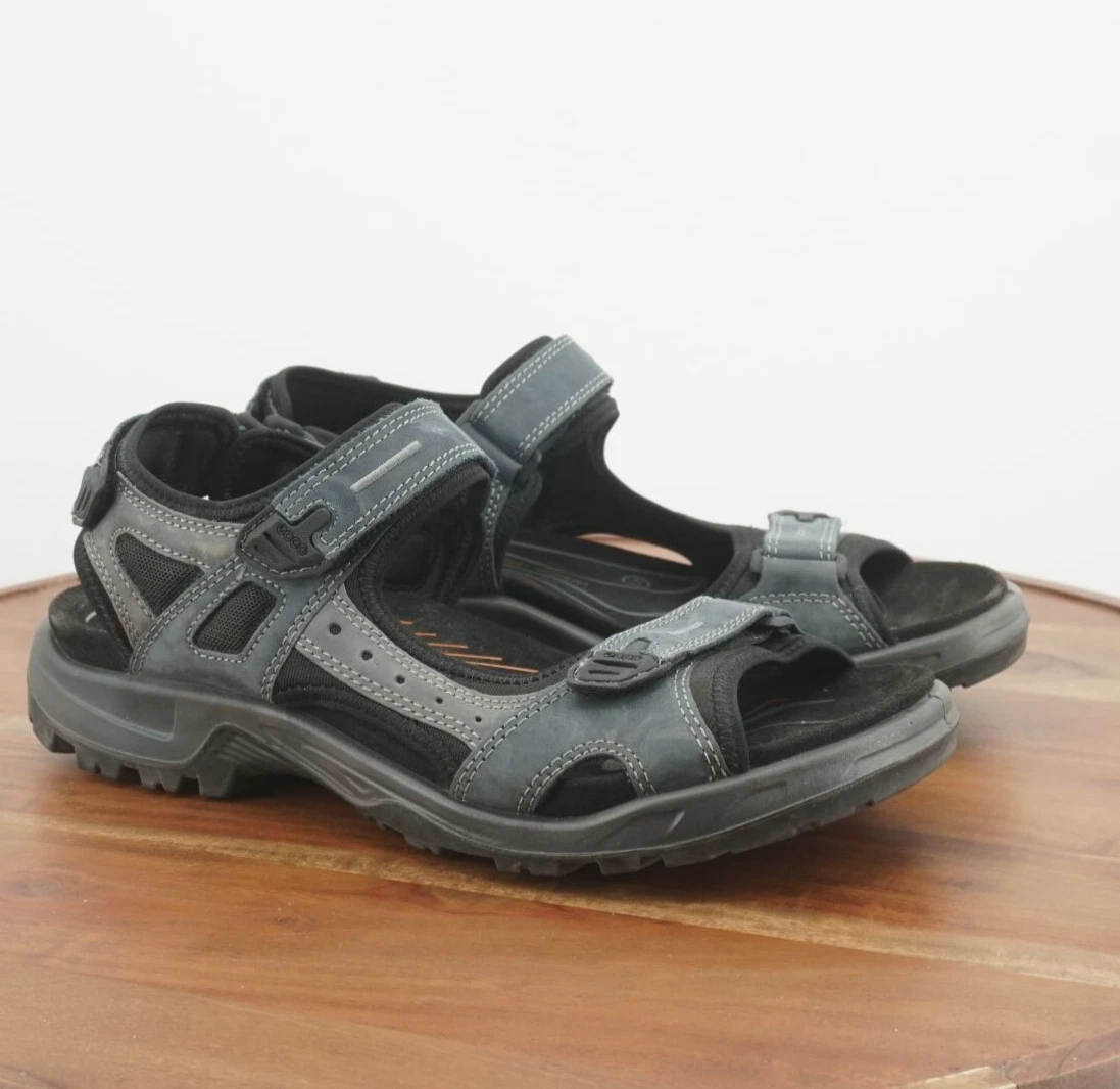 Ecco sandali uomo fuoristrada nabuk outdoor taglia 47 EU 13 13 5 US grigio regolabili