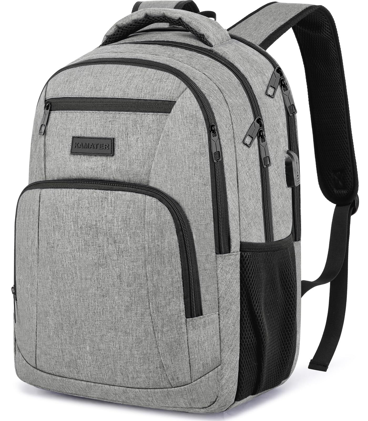 School Backpack for Teens Boys,College Laptop Backpack Schoolbag with USB Por...