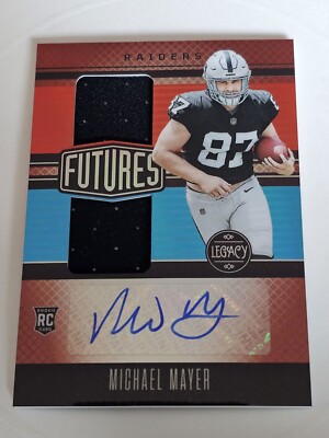 2023 Legacy  Futures Patch Autographs  FAPS-13 Michael Mayer /100 (AU, MEM, RC)