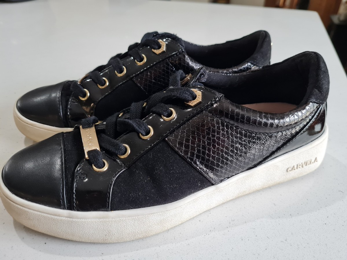 Gold Ladies Carvela Trainers Buy Carvela White Pale Gold Dream