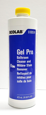 Ecolab Gel Pro **4 BOTTLES** Bathroom Cleaner Mildew Stain Remover