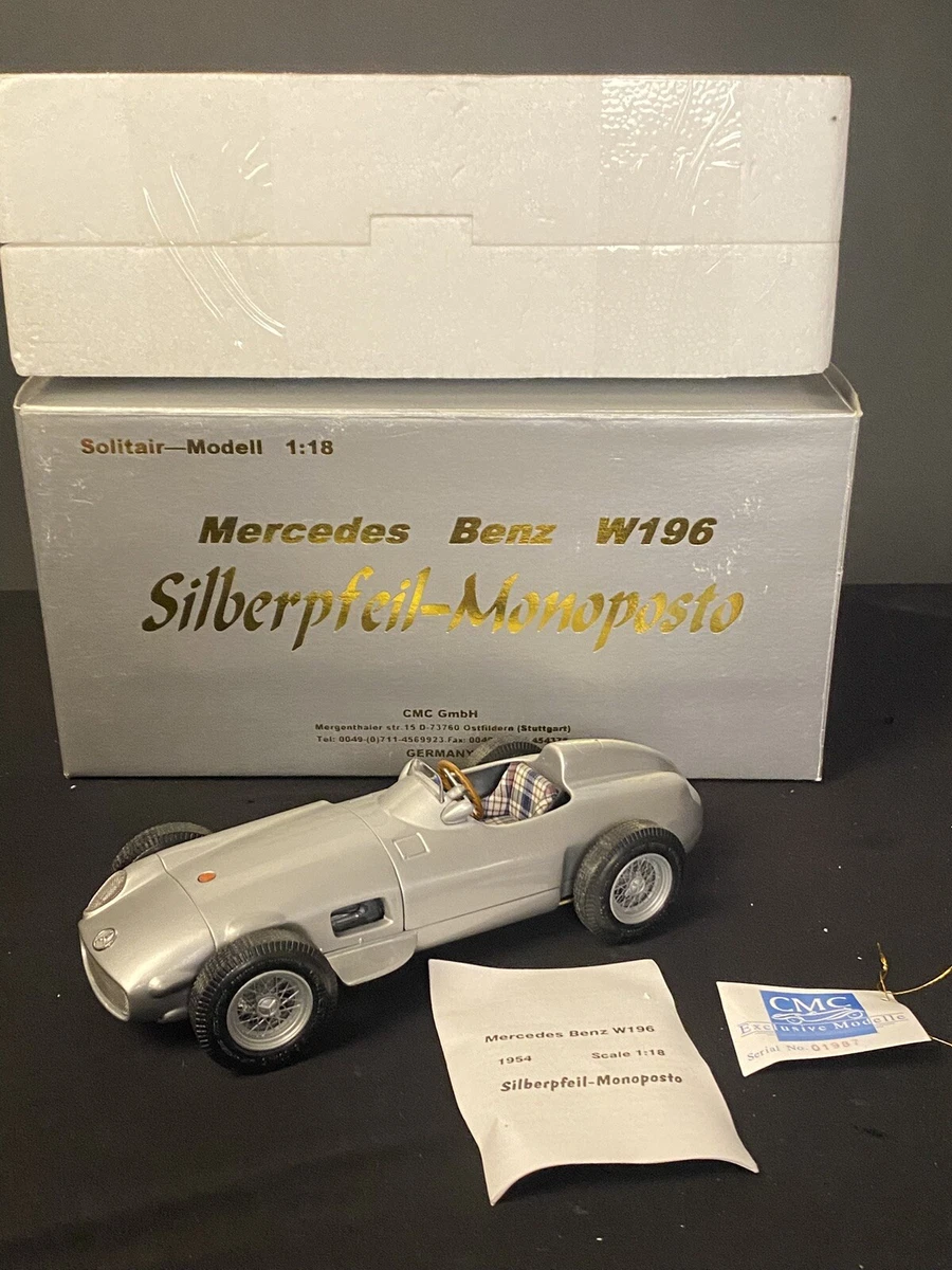 CMC Limited Edition 1:18 Mercedes Benz W196 Silberpfeil-Monoposto