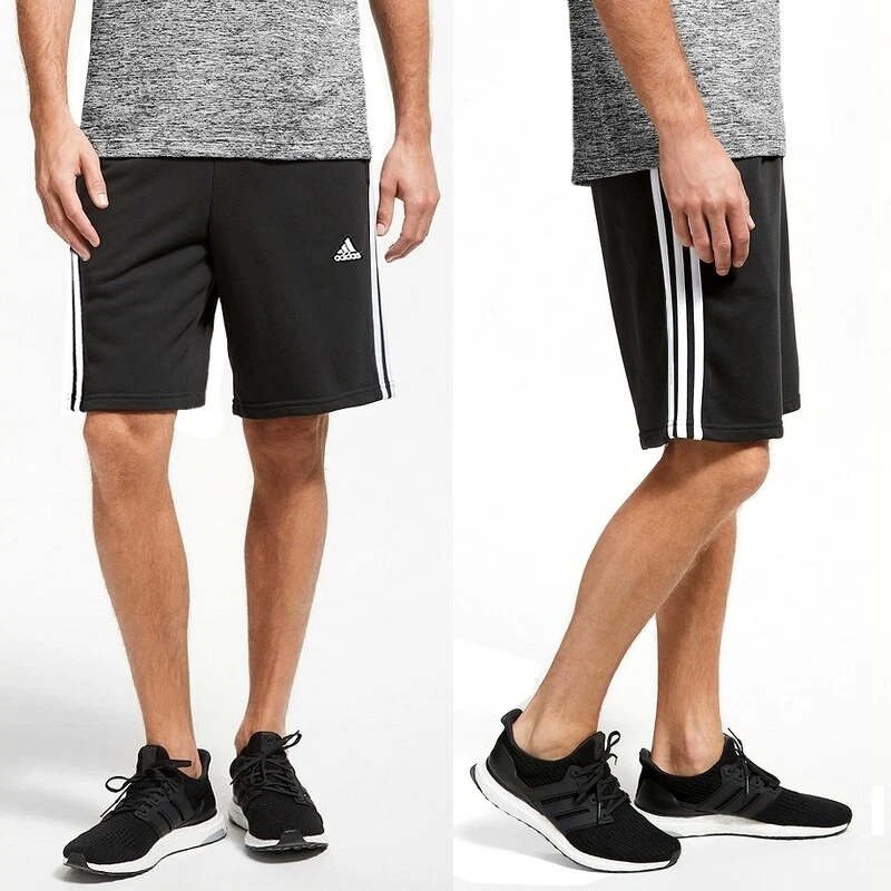 ESS Adidas Shorts schwarz/weiß Sport Freizeit Herren Bermuda Training | Hose eBay 3S CR