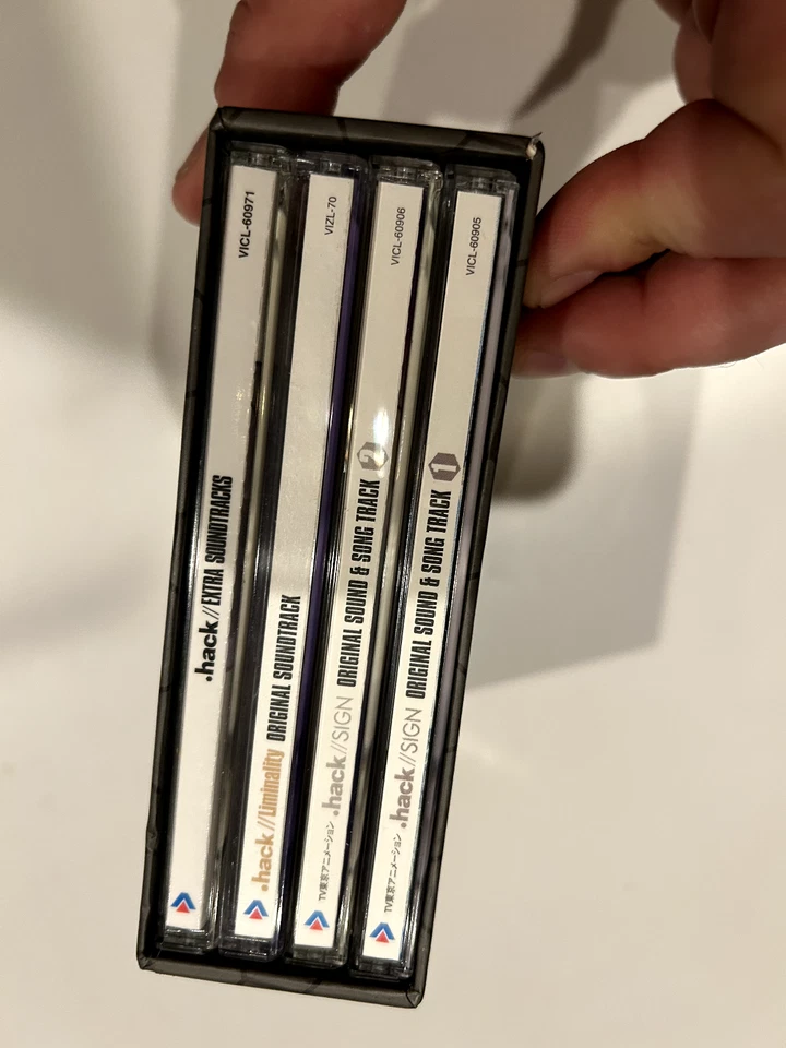 .hack SIGN OST 1 +2 +Liminality +Extra Sound music & SoundTrack box set bgm Foto 2 de 3