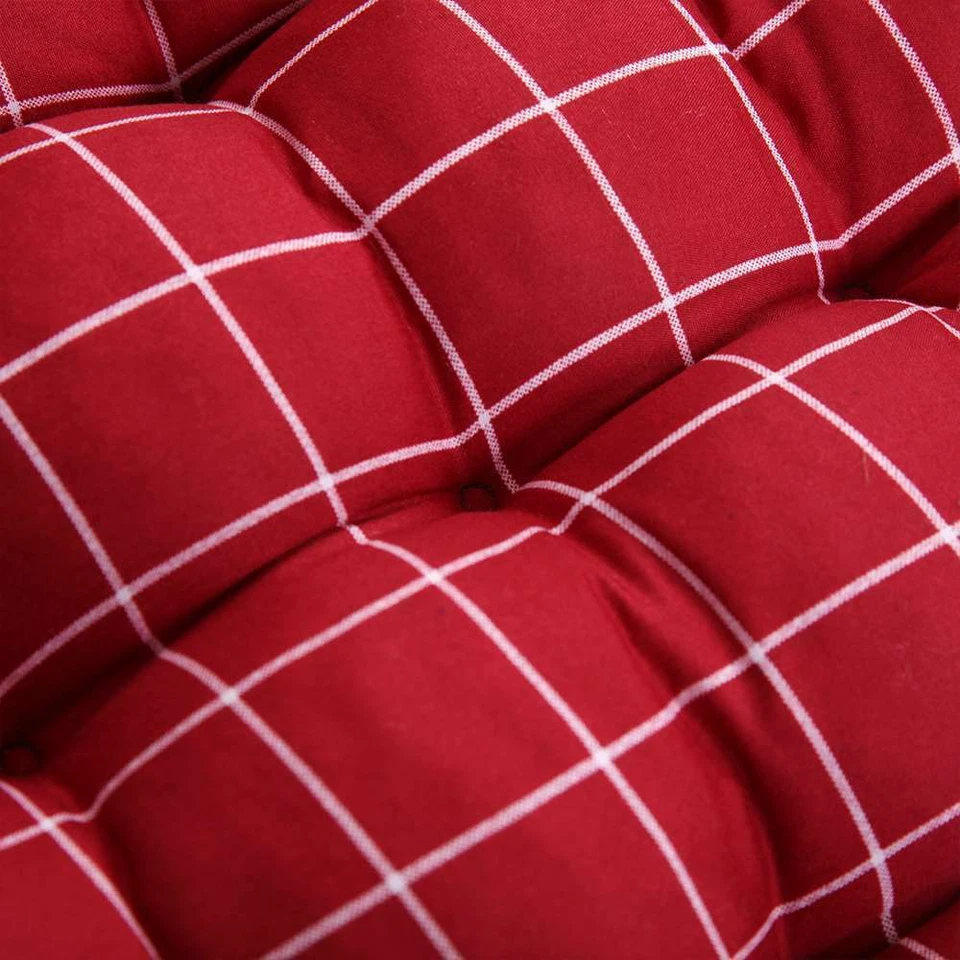 Cojín suave para silla de salón cubierta de asiento de patio interior exterior reclinable patrón de alfombrilla Foto 4 de 4