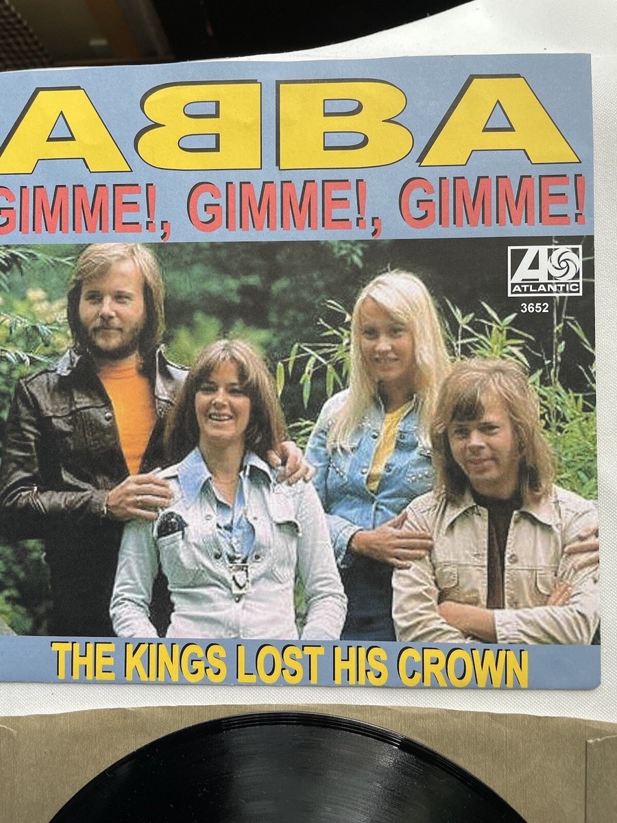 ABBA- GIMME!GIMME!GIMME! ATLANTIC LBL P/S 3652 C/S (79) BUNDLE