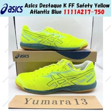 Asics Destaque K FF Safety Yellow Atlantis Blue 1111A217-750 Men's Size