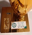NBA BOSTON CELTICS LARRY BIRD, KEVIN MCHALE, ROBERT PARISH Autograph Gold Trophy — photo 10