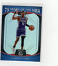2021-22 De'Aaron Fox Optic 75 Years Of The NBA Silver Prizm #33 (F669)