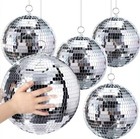<!--F#f_0-->4/5/7/15/20/25/30cm Disco Mirror Ball DJ Light Silver Dance Party Stage Lighting<!--F/-->
