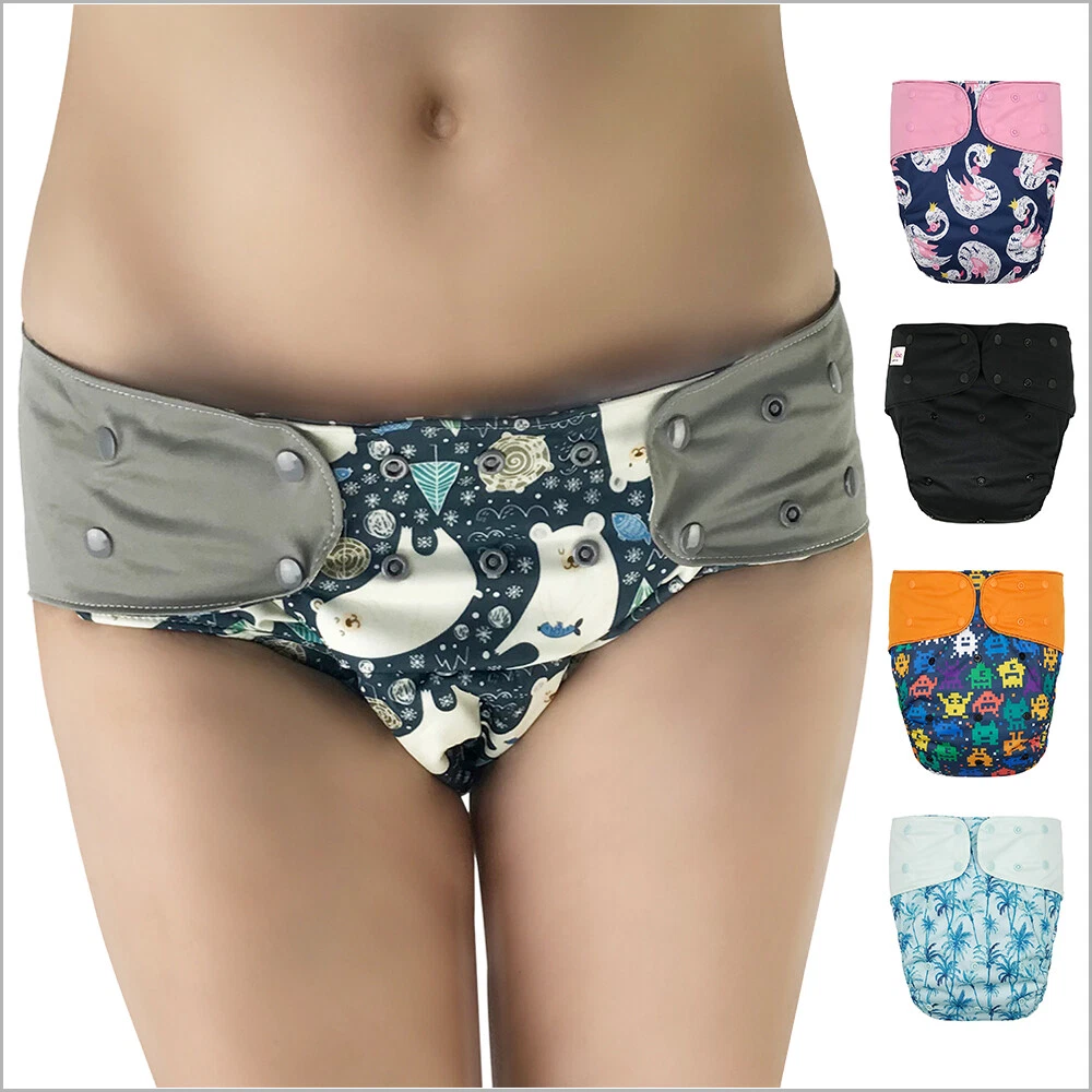 EcoAble Waterproof Incontinence Cloth Diaper Cover for Special Needs Adults