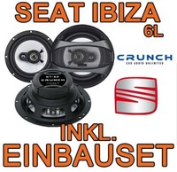 Seat Ibiza 6L Crunch GTI 3-WEGE Lautsprecher Boxen SET TÜR VORNE-HINTEN NEU
