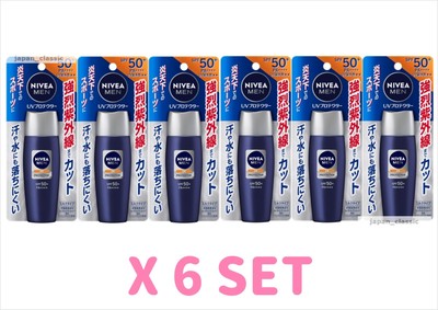 NIVEA MEN UV PROTECTOR SPF50+ PA++++ SUNSCREEN FOR FACE AND BODY JAPAN 40ml X 6
