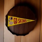 Vintage 1990's Washington Redskins Pennant Jack Kent Cooke Stadium Go Skins