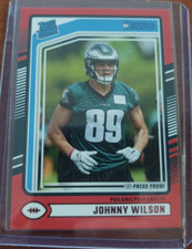2024 Donruss Johnny Wilson RC Rated Rookie Red Press Proof #307