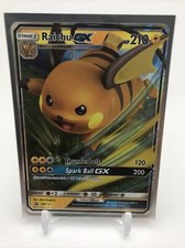 Pokémon TCG Raichu GX SM Black Star Promo SM213 Holo Promo