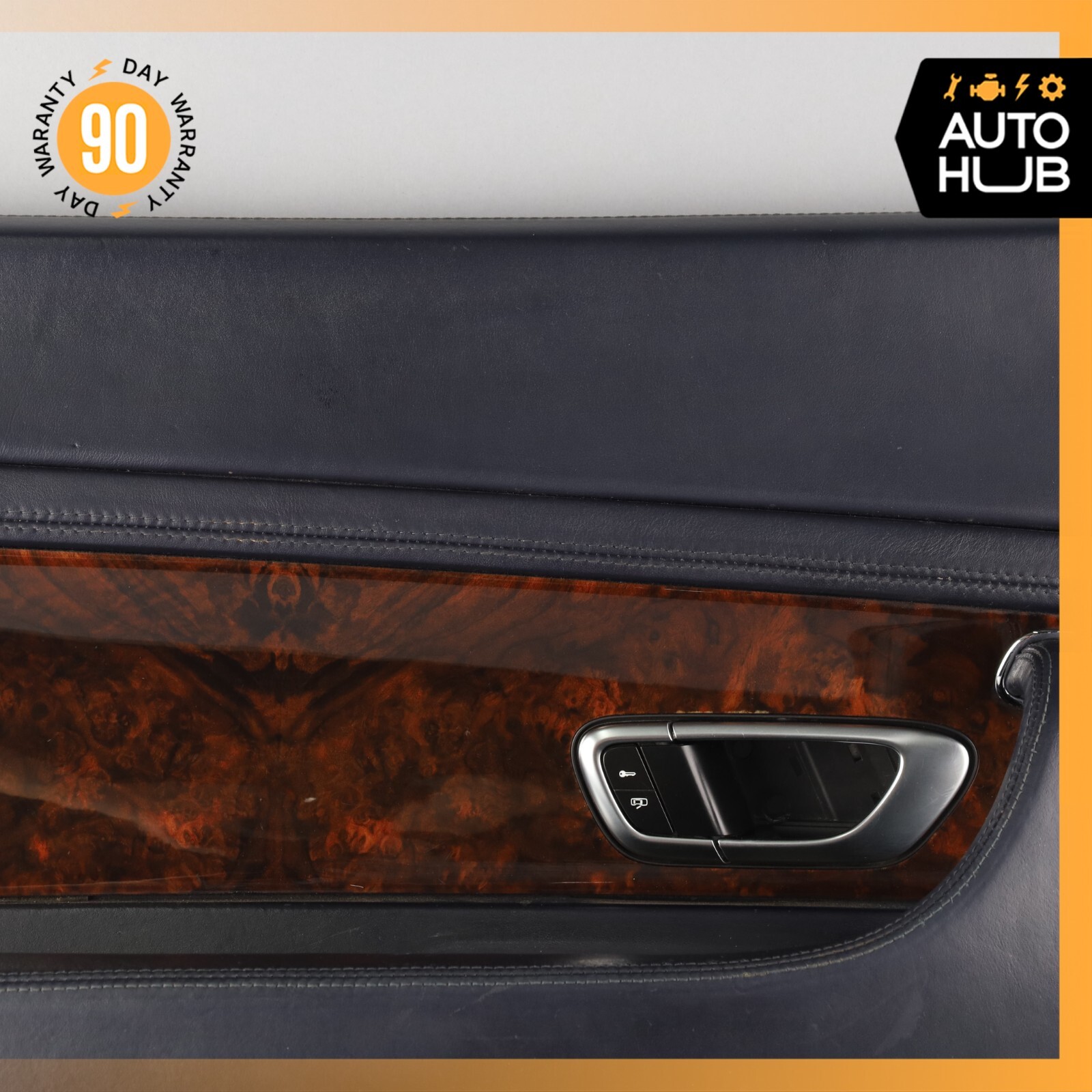 03-10 Bentley Continental GT Left Driver Side Interior Door Panel Blue OEM 65k