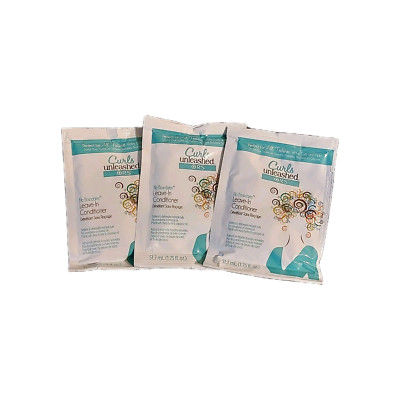 3x ORS Curls Unleashed Leave-in Conditioner with Vitamin E, Shea Butter+ 1.75 oz