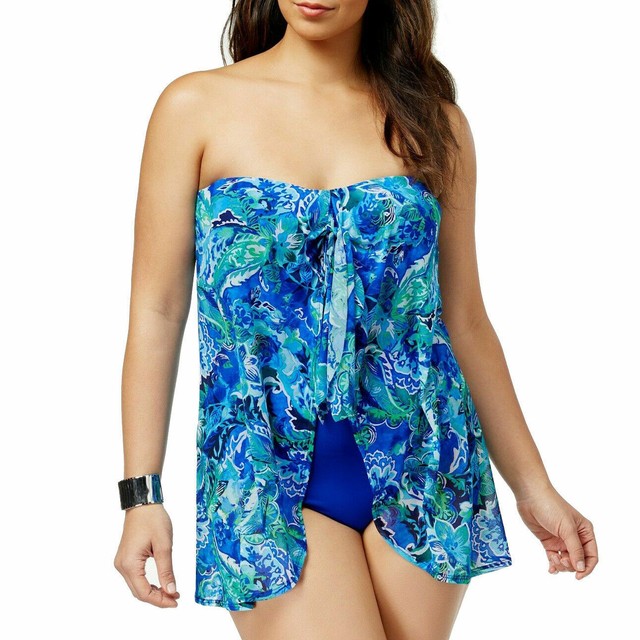 ralph lauren flyaway swimsuit plus size