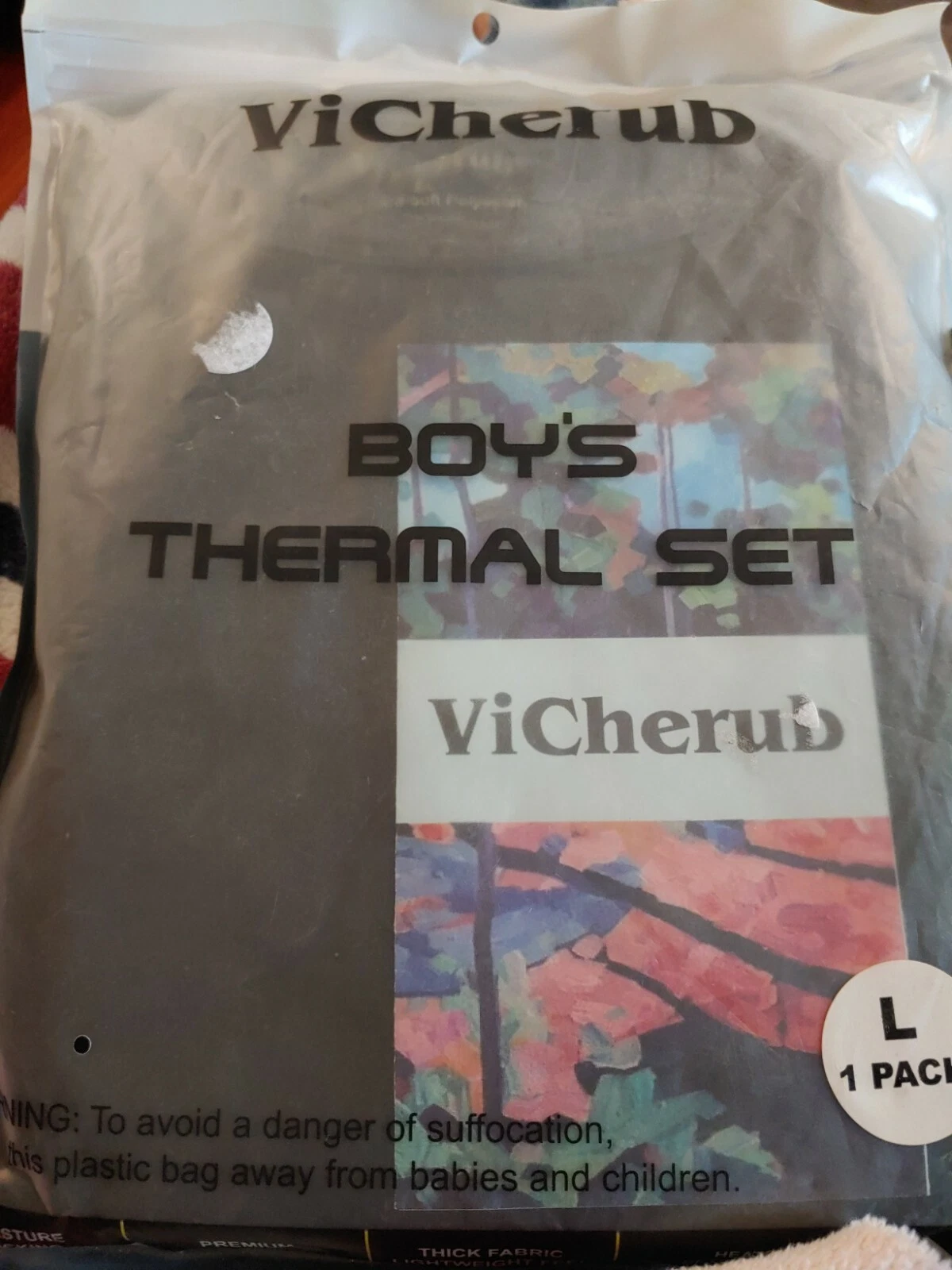 ViCherub Thermal Underwear Set for Boys Long Johns Fleece Lined Kids Base Layer
