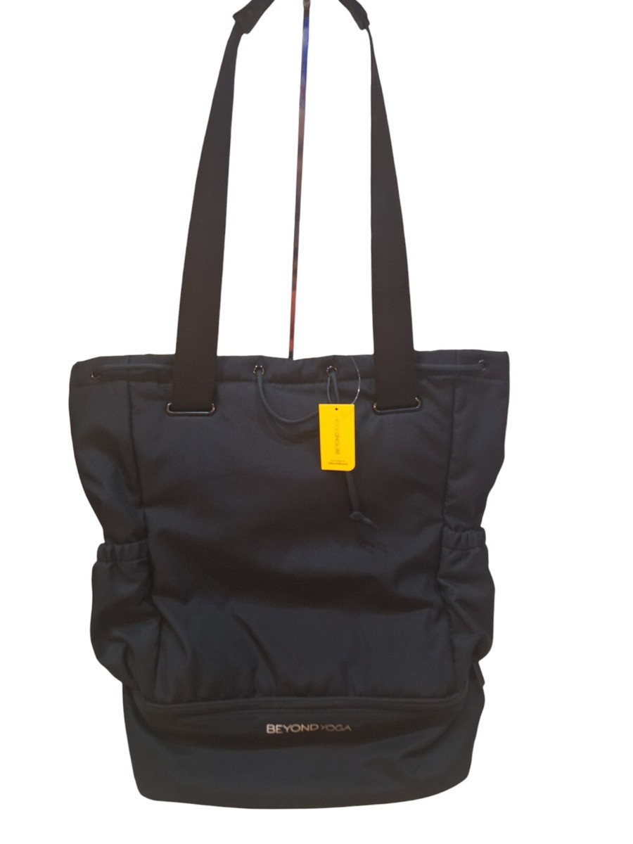 Beyond Yoga Black Convertible Gym Backpack Bag NEW | eBay display picture 2