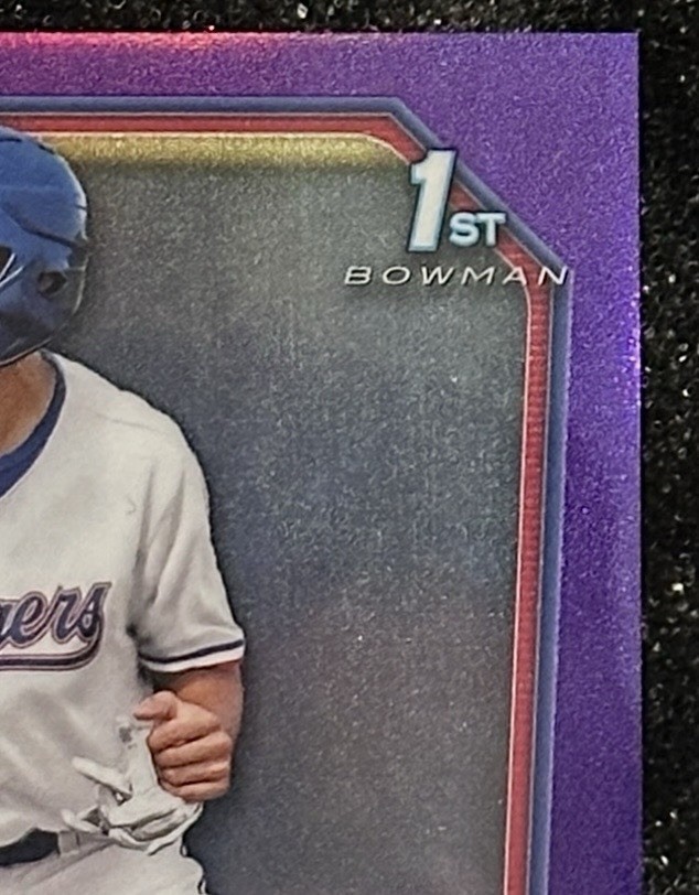 /250 RC Auto | Seong-Jun Kim - 2026 Bowman 1st Chrome Purple Refractor #CPA-SK view 4