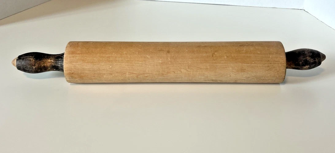 Antique Rolling Pin Kitchen Baker Tool 18”