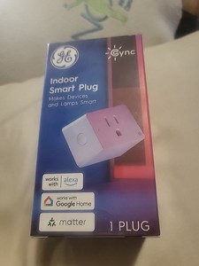 GE Cync Indoor Smart Plug Wi-Fi Smart Outlet Alexa Google Home Matter