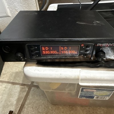 Phoenix PTU-71 Duels Wireless Microphone System Untested  NO Microphone