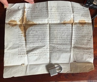 1693 Prachtvolle Notariats Handschrift ev. Bourgogne (Burgund) Pergament