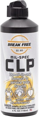 BREAK FREE CLP Cleaner Lubricant and Preservative 4 Fl Oz (Pack of 1), Black 