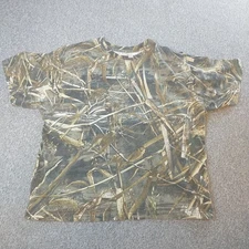 Game Winner Camouflage T-Shirt Mens XL Realtree Max 5 Brown Outdoor Hunting