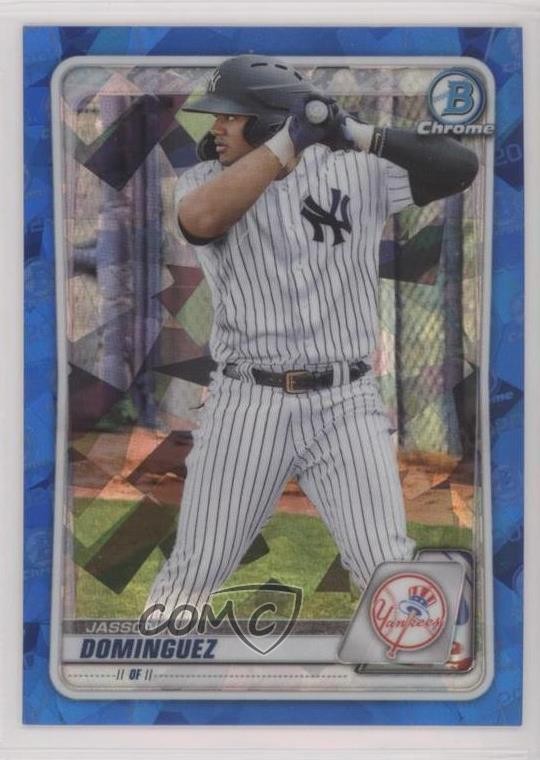 2020 Bowman Chrome Draft Sapphire Edition Jasson Dominguez #BD-151 01nw