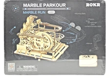 ROKR Marble Parkour - Marble Run (3D Wooden Puzzle)LG501 New/Sealed Fun Learning