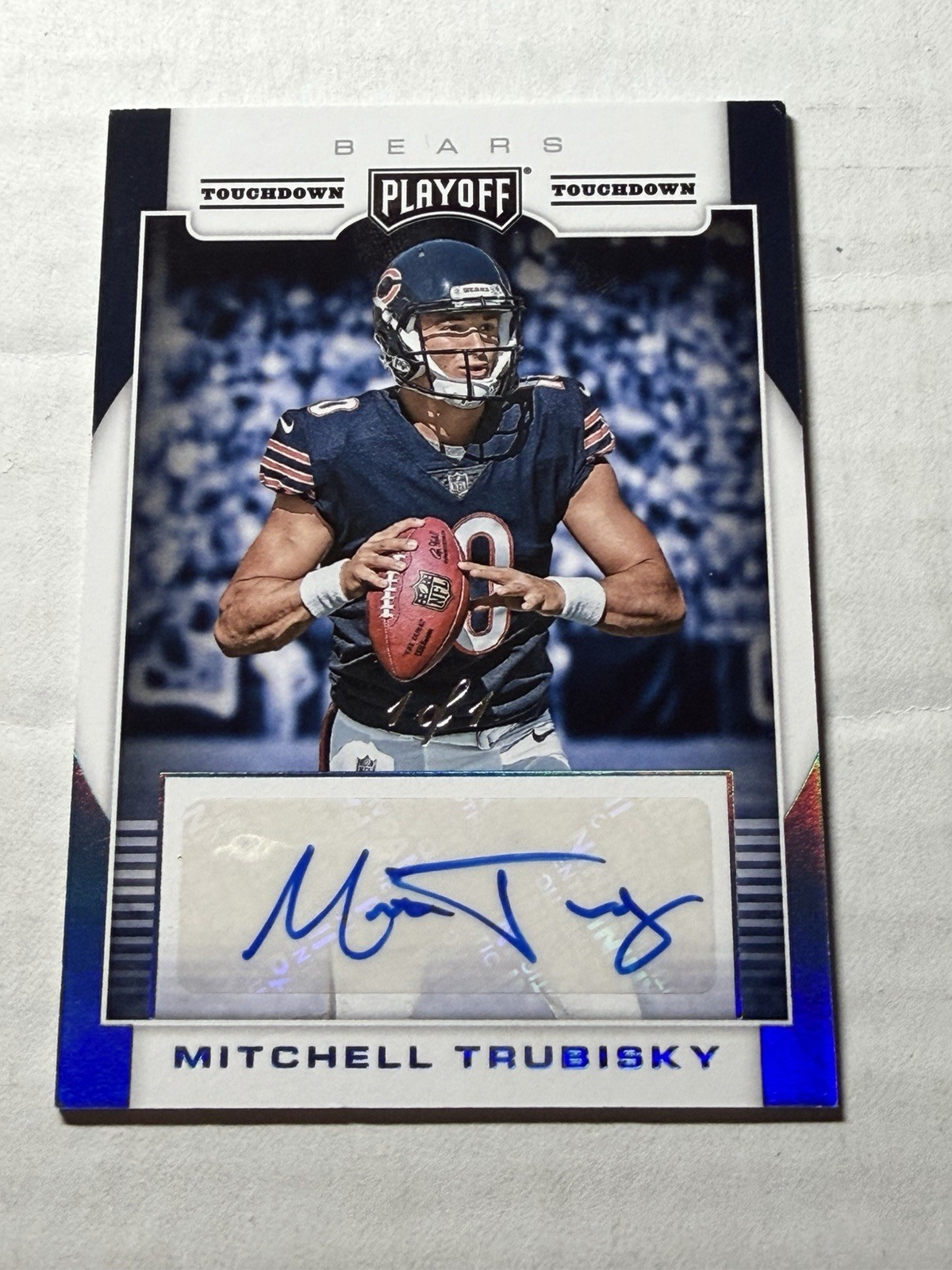 Mitchell Trubisky Panini Playoff Rps Autograph #RPSMT Base
