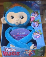 Fingerlings HUGS - BORIS Blue Advanced Interactive Plush Baby MONKEY   SEALED 