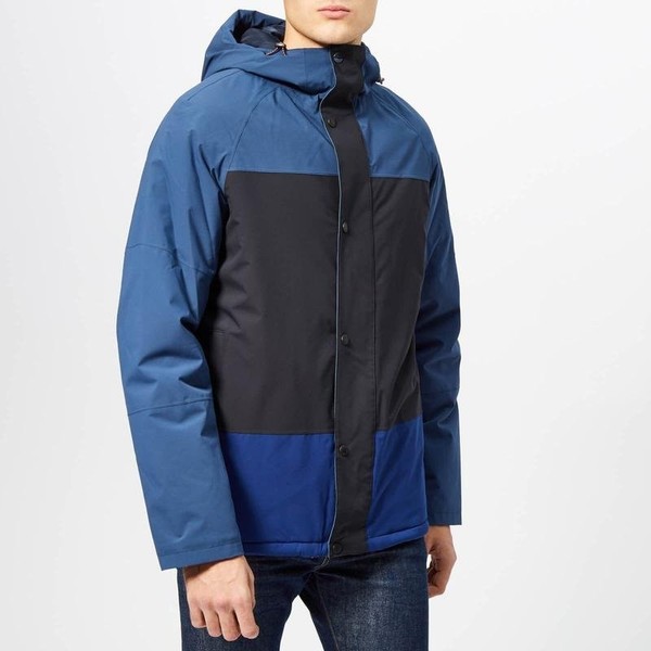 Men Barbour Jacket Black Polyester L #5PSD