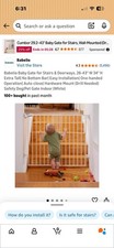 Babelio Baby Gate for Stairs Doorways, 26-43" W 34" H