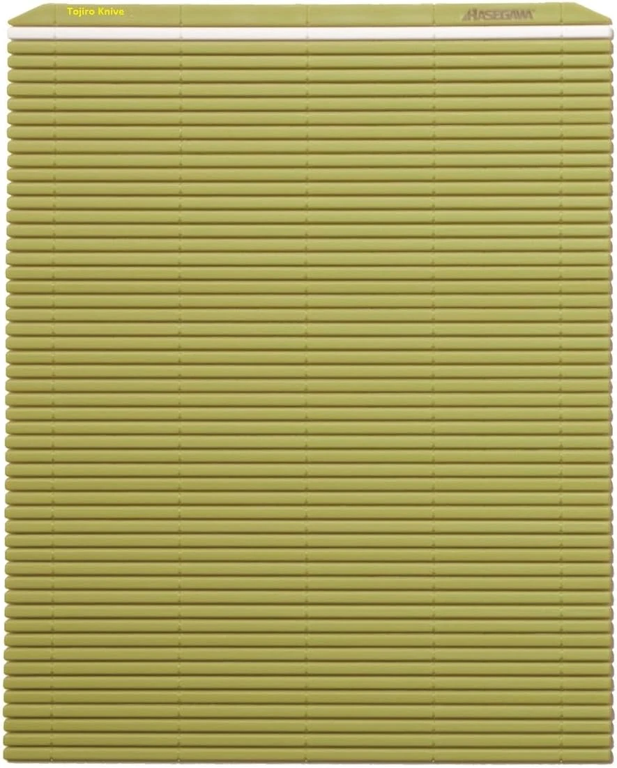 10 X 9.5 Inch Plastic Green Makisu/Sushi Rolling Mat
