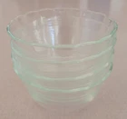 💖 4 VINTAGE Pyrex 463 Custard Cups/Ramekins-6oz  Scalloped Edge 💖