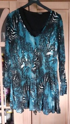 SCHICKE LONG TUNIKA BLUSE VON VIA APIA DUE GR. 44 NEU