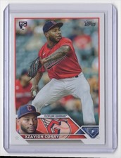 2023 Topps Series Two Xzavion Curry Rookie Cleveland Guardians #513