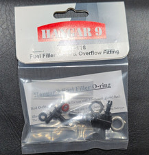Kit de raccord de remplissage de carburant Hangar 9 avec tube trop-plein avec joint torique HAN1416