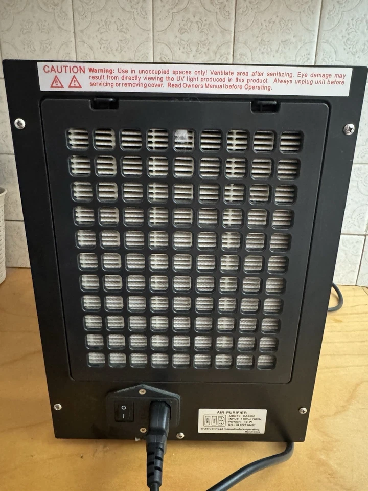 Better Living CA 3500 Ozone Generator 6 Stage Air Purifier Clear See Through - Image 4 of 4