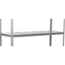 Industrial Extra Heavy Duty Boltless Shelving Z Beam 96Wx36D Steel Deck
