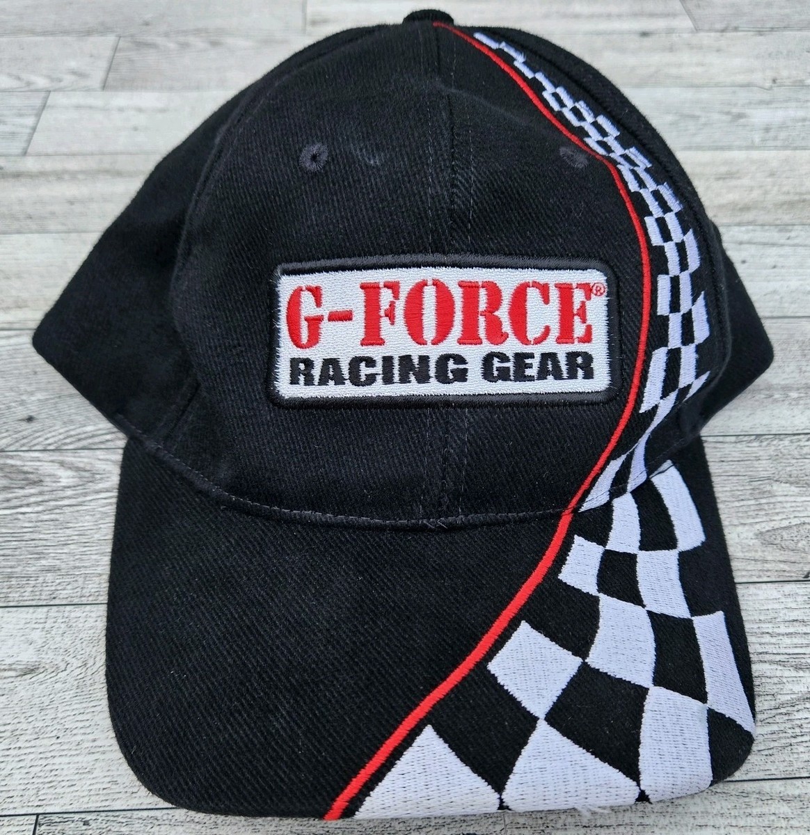 G-Force Racing Gear Slideback Hat Cap Black G Force Merch  View 2