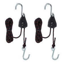 2 Pcs 1/8  x 7ft Kayak Rope Tie Downs Straps Adjustable Rope Hanger
